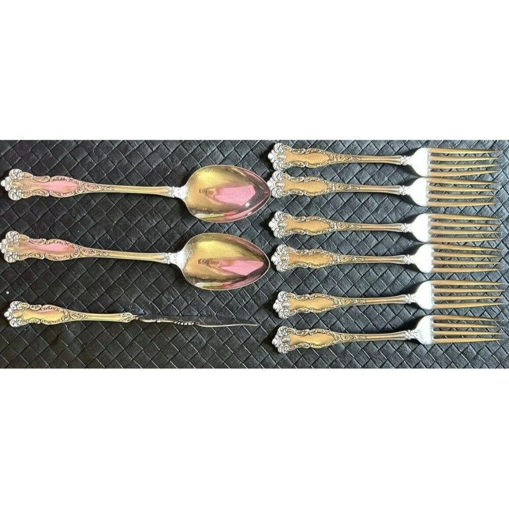 Wm. Rogers & Son 1901 Oxford (Paragon) Flatware Set Of 9 Replacement Pieces EUC